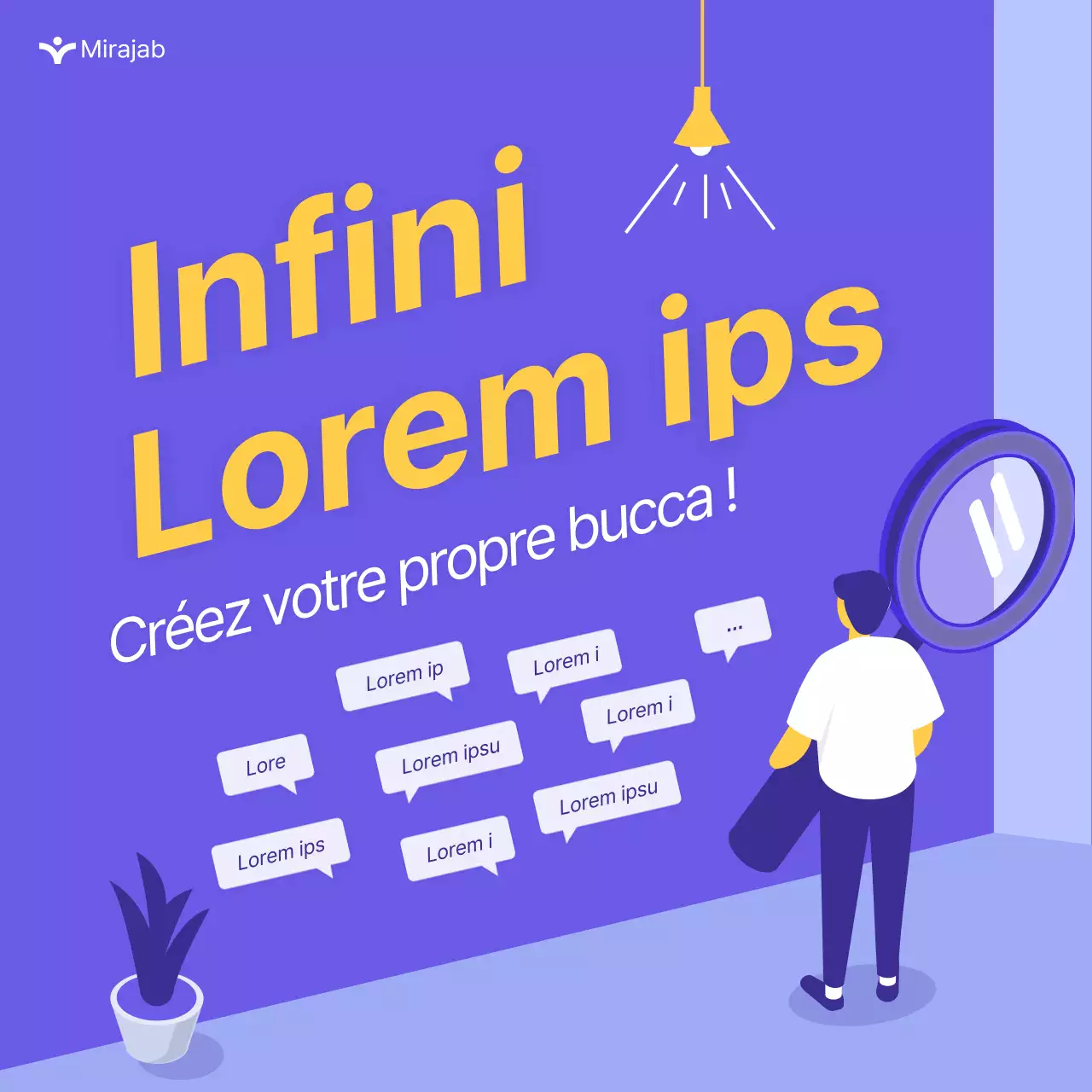 violet jaune illustration développement personnel projet de côté cardnews