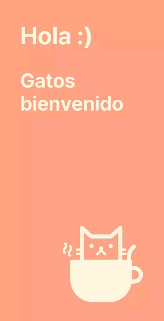 Cat cafe Valkyrie con gatos sobre fondo rosa rosa