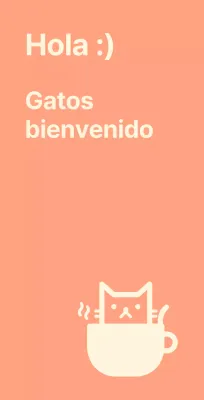 Cat cafe Valkyrie con gatos sobre fondo rosa rosa