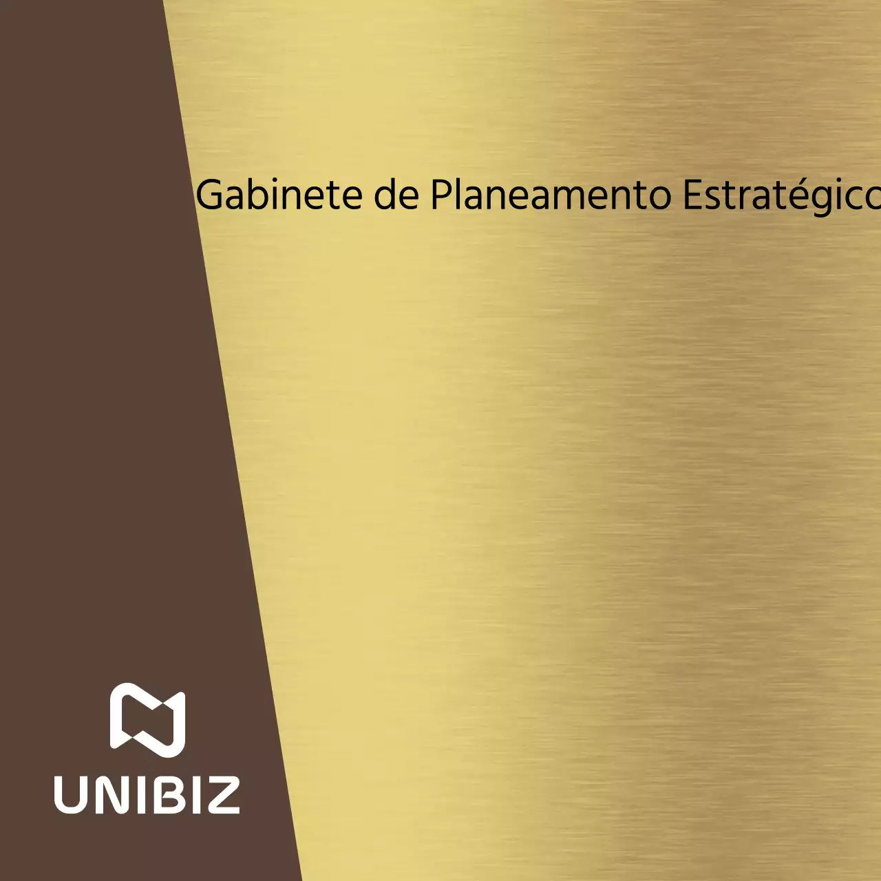Sinal de espaço reservado simples com nomes de departamentos de empresas a castanho e preto e formas quadradas