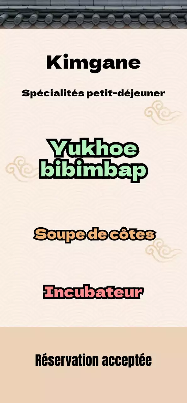 Boucherie traditionnelle dans une maison en tuiles beiges