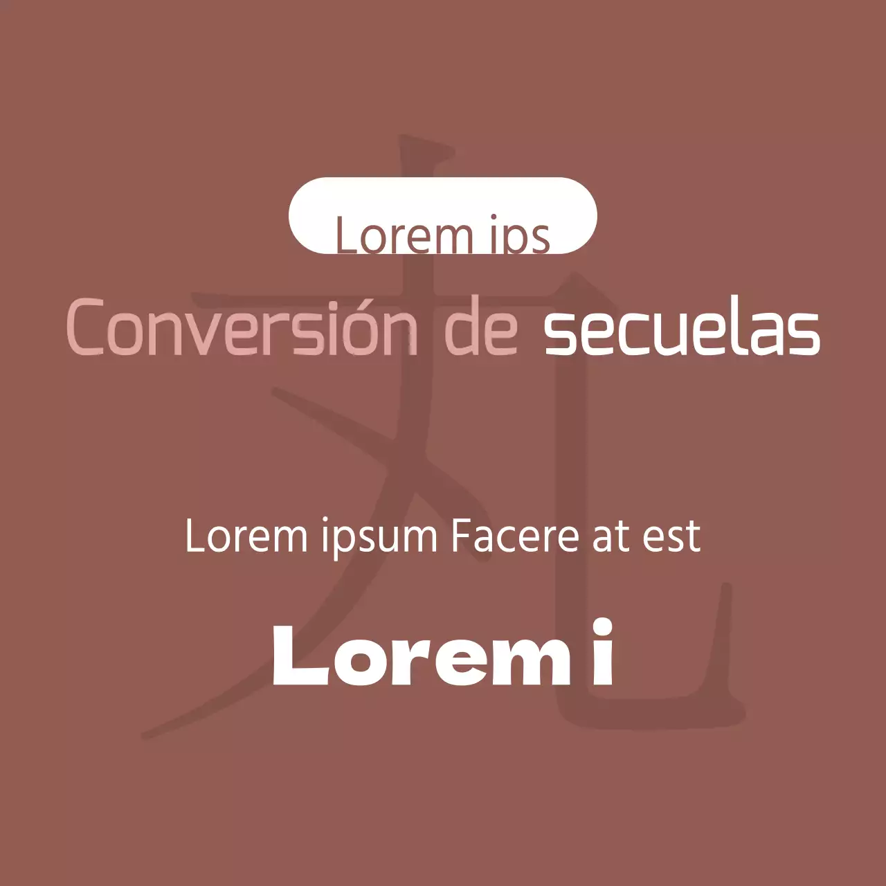 Conversión de secuelas