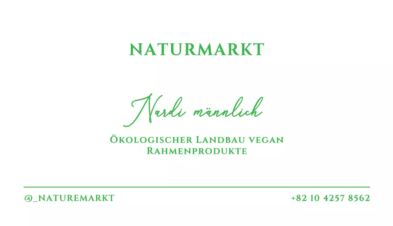 Visitenkarte mit Logo des Naturhofs