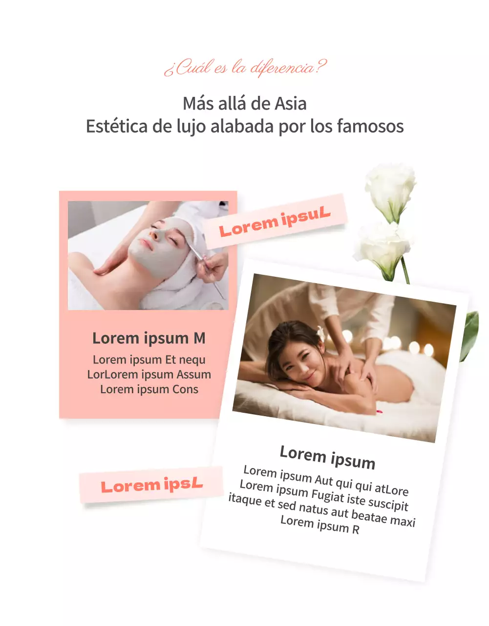 Lujoso evento de cuidado de la piel para bodas en melocotón rosa (página detallada)