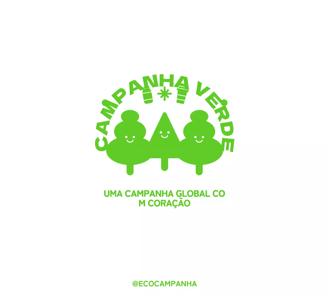 Dê estilo à campanha ecológica com personagens de madeira fofinhos e combinações de texto