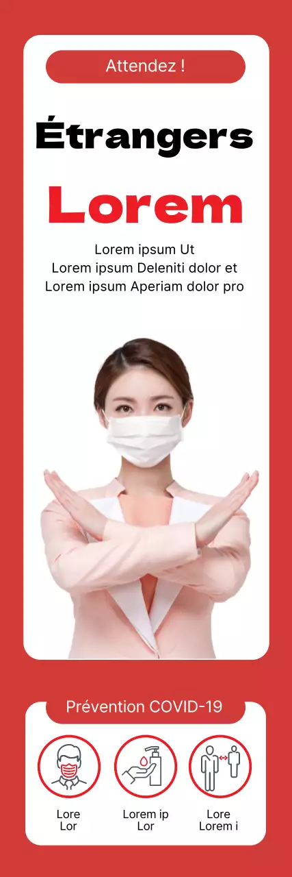 Photo rouge intense annonçant un accès restreint aux personnes extérieures