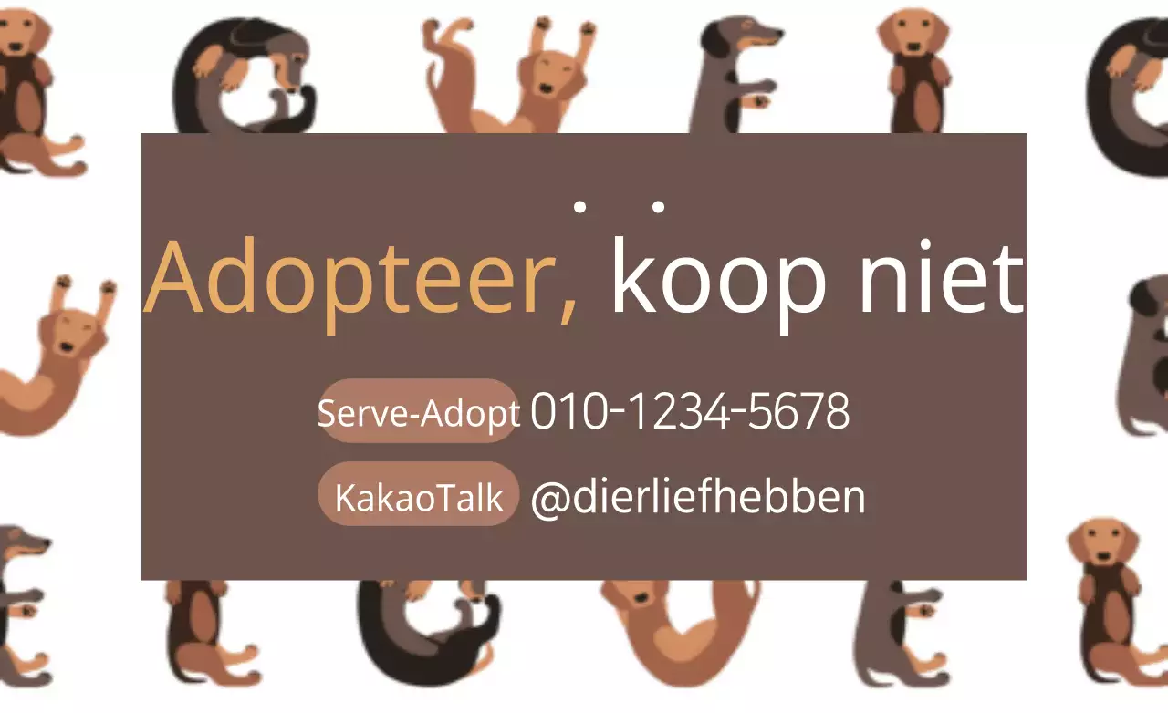 Adopteer, koop niet