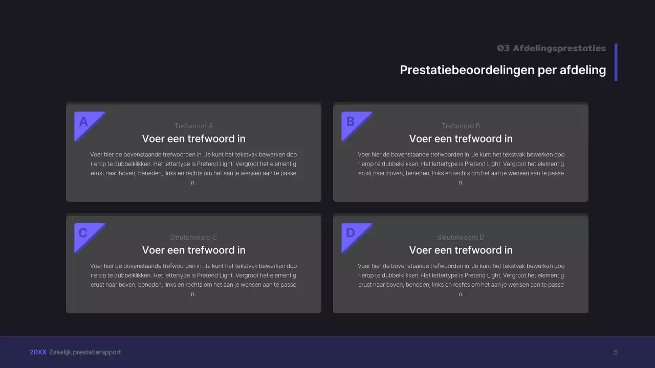 Paarse, driedimensionale UI-concept zakelijke presentatie kit