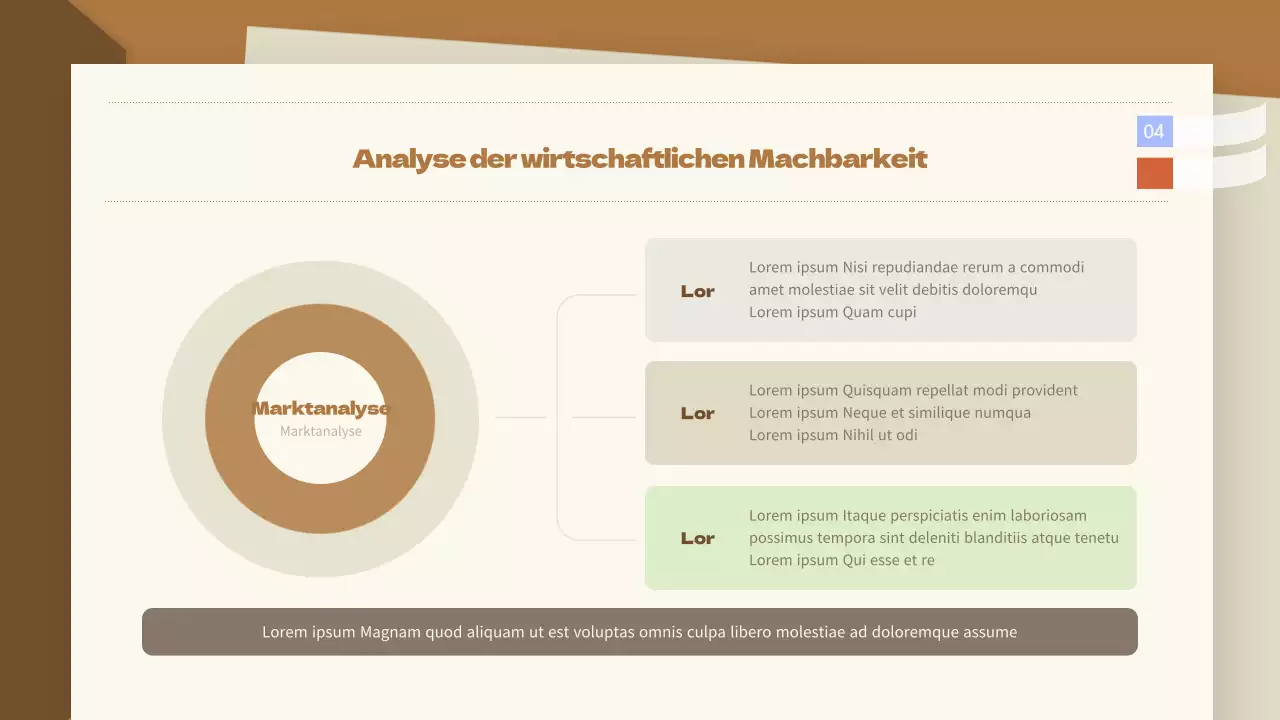 Gepflegte Unternehmensforschung in einem braunen Aktenkofferrahmen