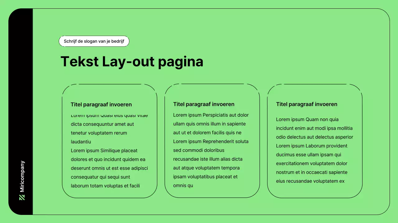 Zakelijke illustratie met eenvoudige lijnen in groen