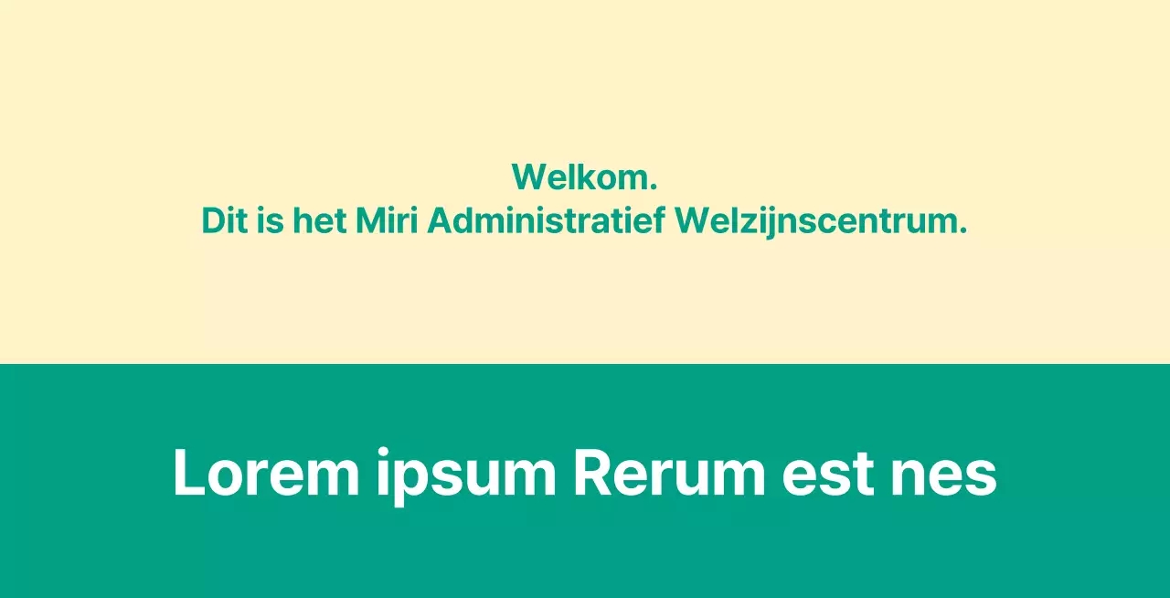 Een openbare welkomstbrief met een welkomstbord.