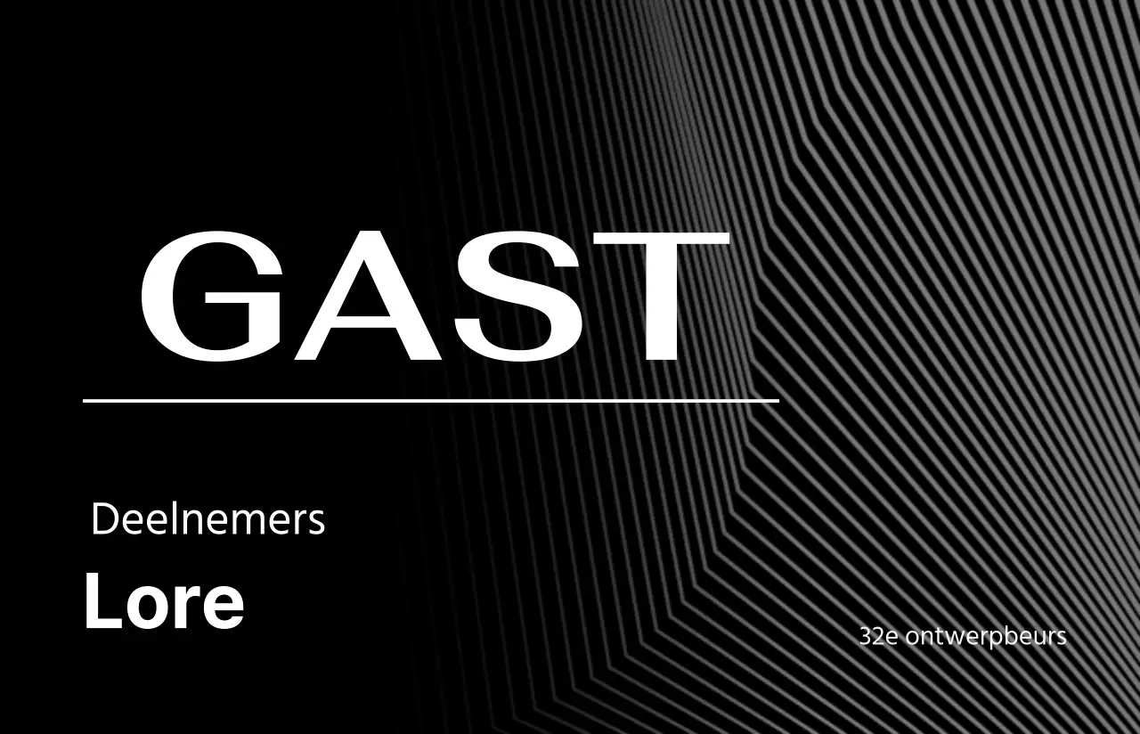 Evenementenorganisatoren met een designfocus op lijnen en vormen