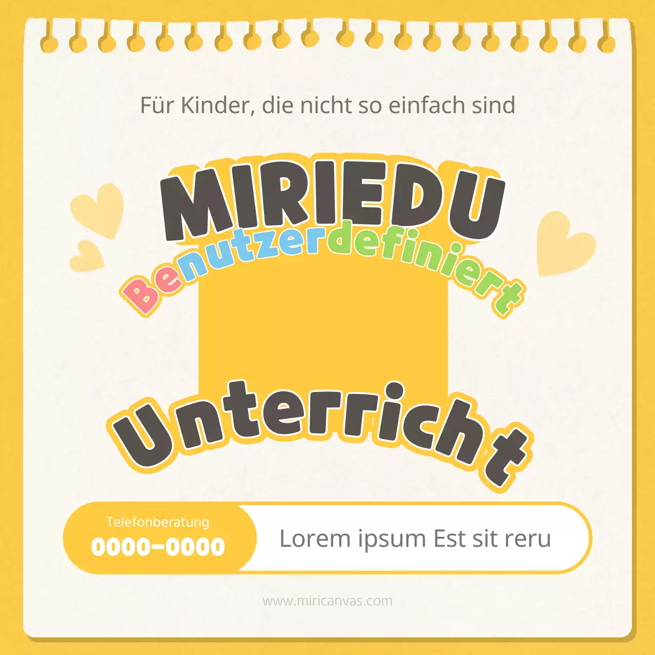 Einführung des Konzepts des Gelben Kindergartens, eine nette Art, kleine Kinder zu erziehen