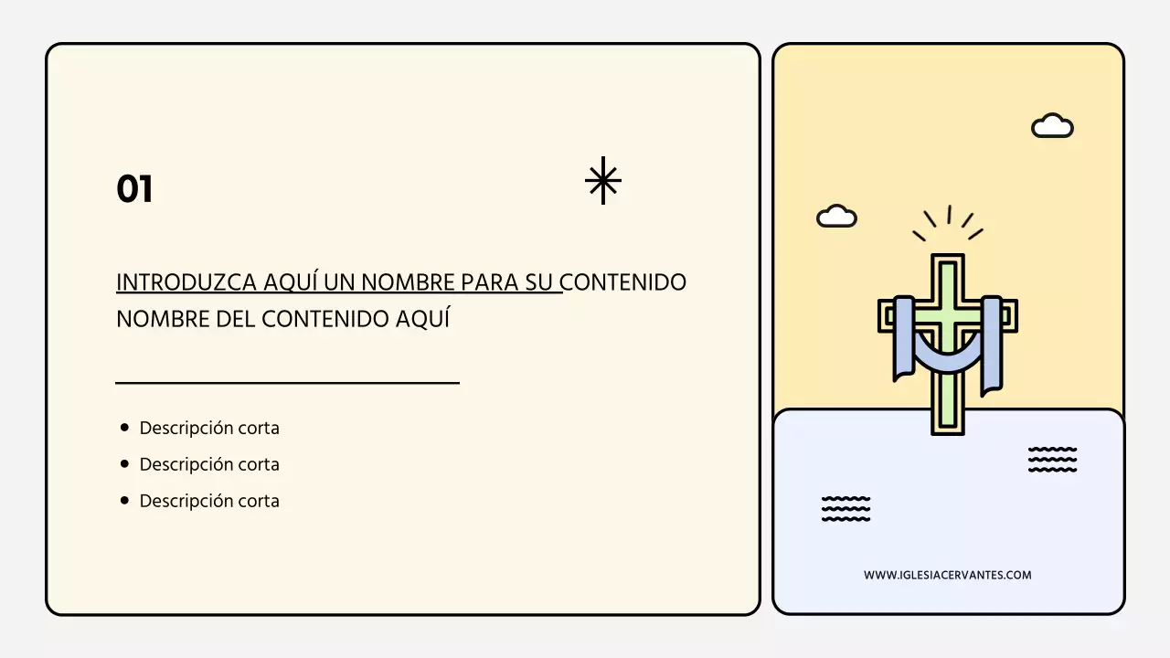 Un folleto de misiones de verano de la Iglesia, limpio y en colores pastel