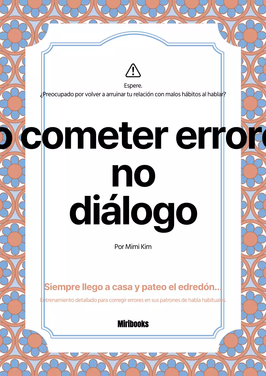 Orange Sky Colourful Patterns Libro de autoayuda conceptual