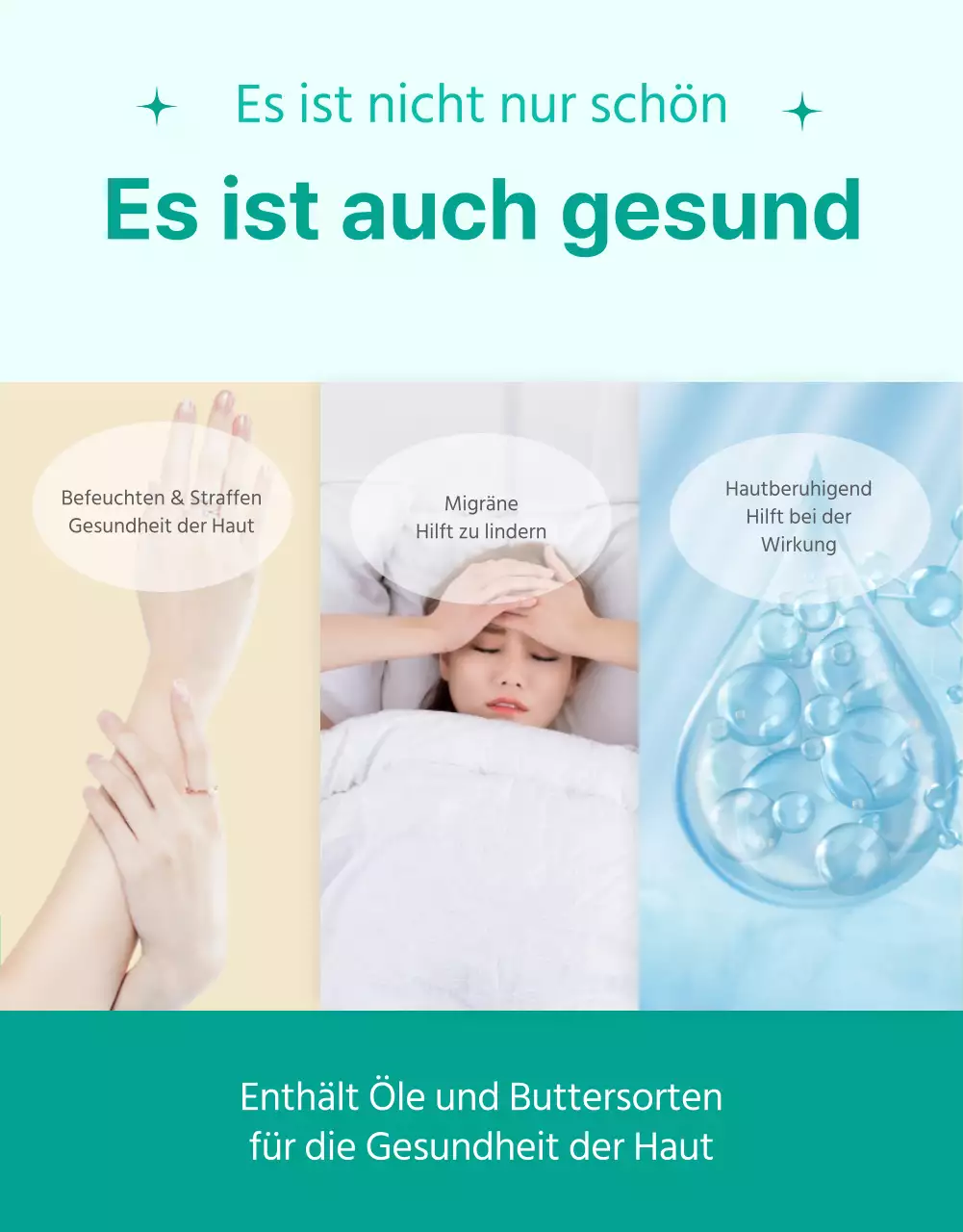 Einfache, saubere Badebombe Chefseite in Minze