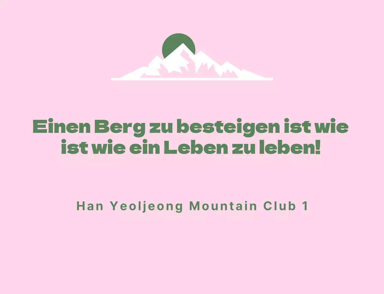 Uniform eines Bergsteigerklubs mit Bergmotiv