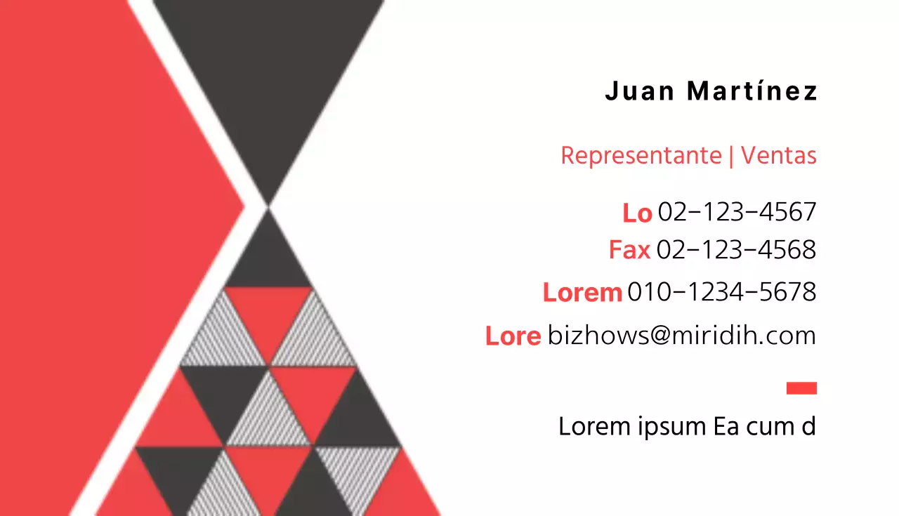 Tarjetas de visita de empresa