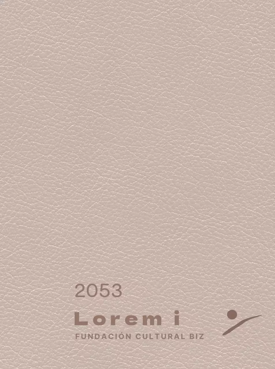 Portada de la agenda con el logotipo de la Fundación Cultural en texto rosa