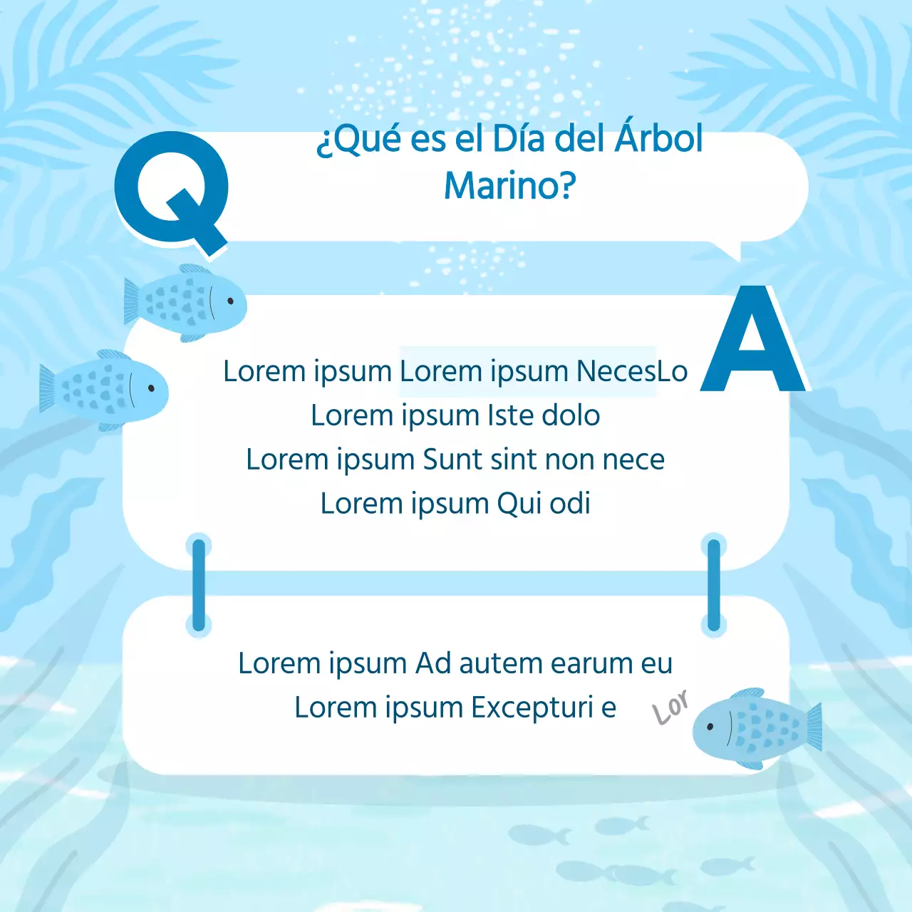 ¿Qué hay en el Día de los Bosques Marinos y los Alimentos de Origen Marino?