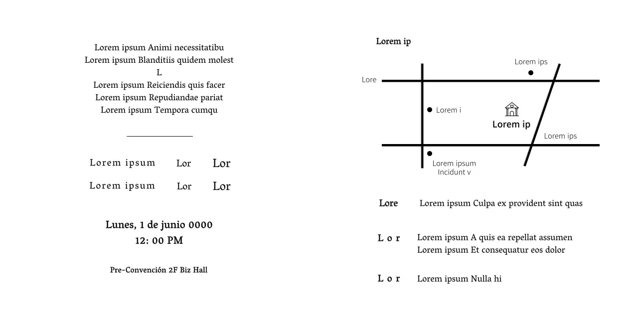 Invitación de boda destacando la fecha en flores blancas