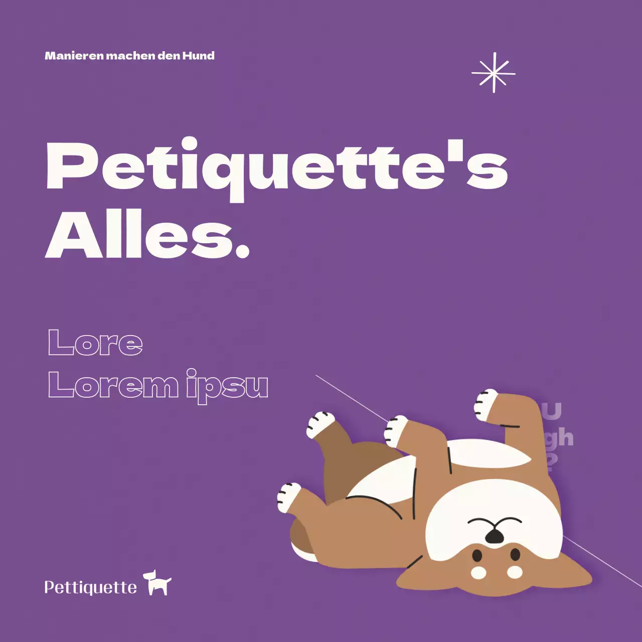 Über lila Haustierkarten