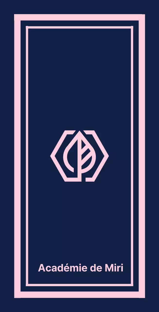 Gakuen Academy Valkyrie sur fond bleu marine avec une ligne de démarcation rose