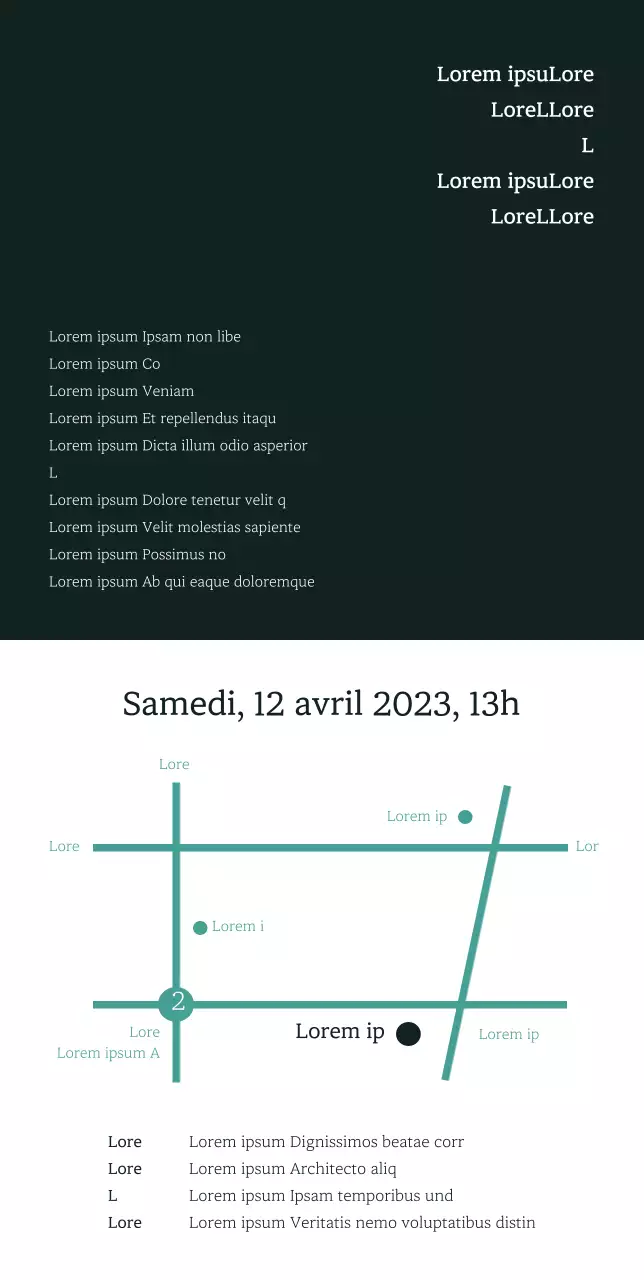 Invitation à un mariage dans les bois, épurée et fraîche