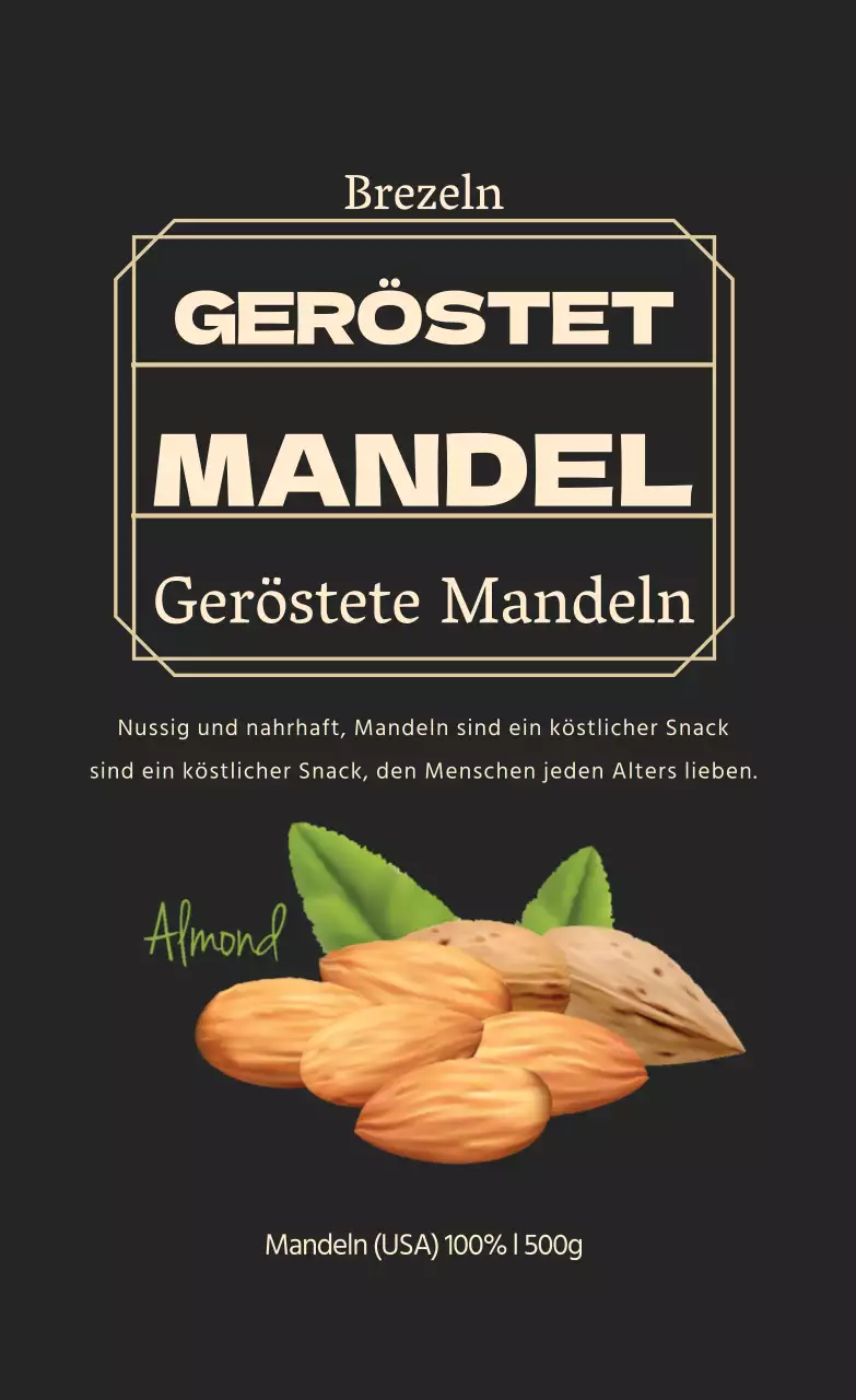 Geröstete Mandeln