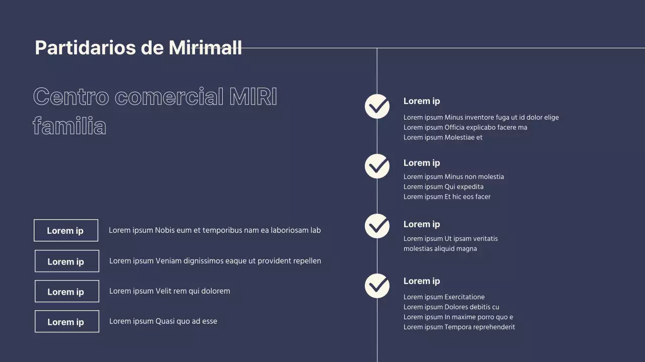 Planificador de eventos de Black Friday para un moderno centro comercial en azul marino y beige