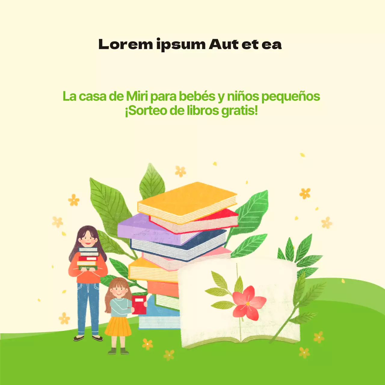 Libros amarillos y chartreuse gratuitos para bebés y niños pequeños en las bibliotecas de las administraciones sociales