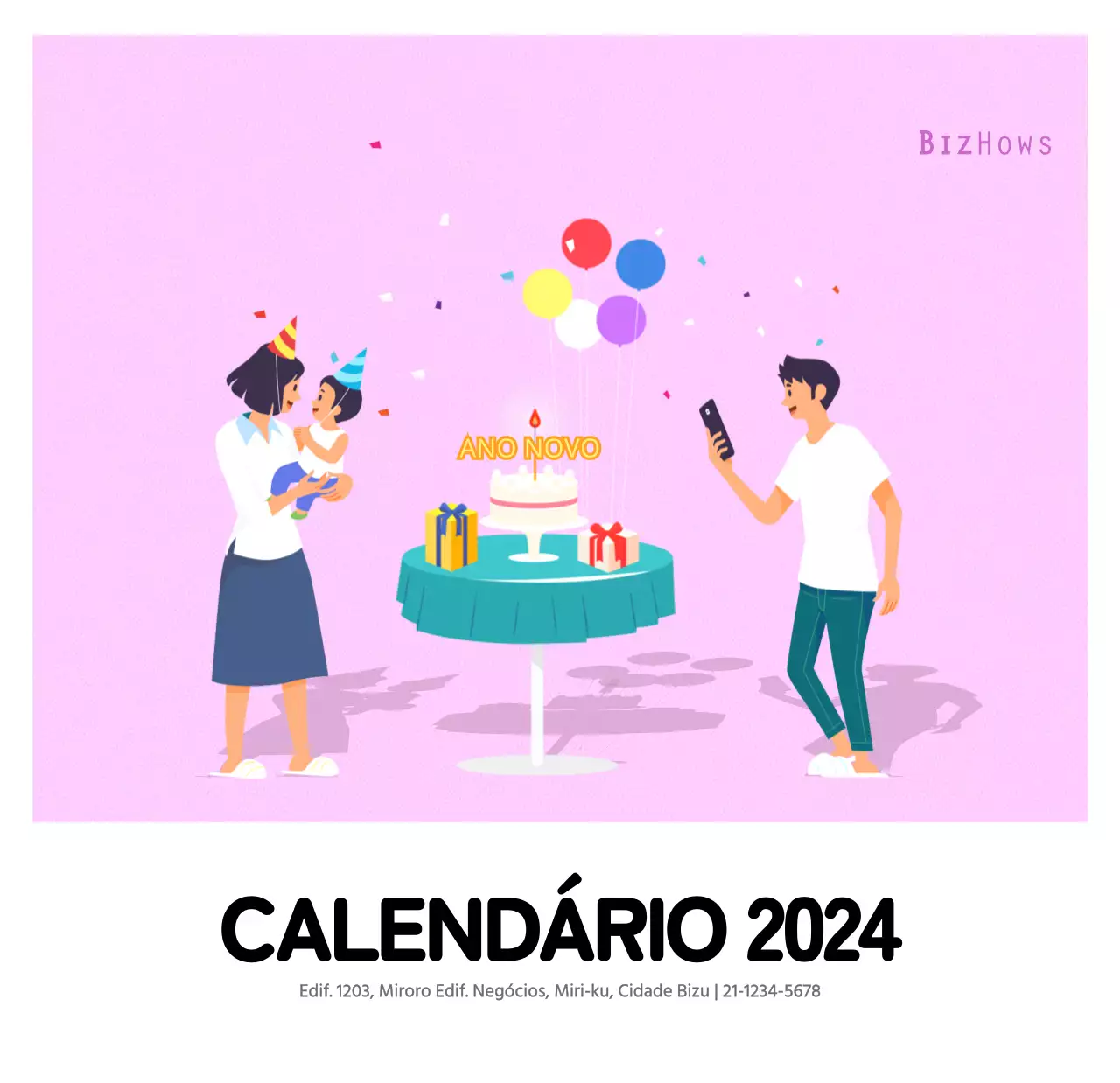 Conceito de ilustração de uma família multicolorida