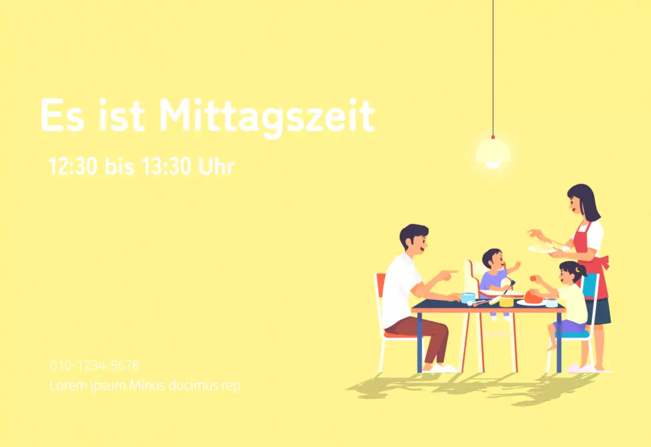 Mehrfarbige Familie Illustration Konzept