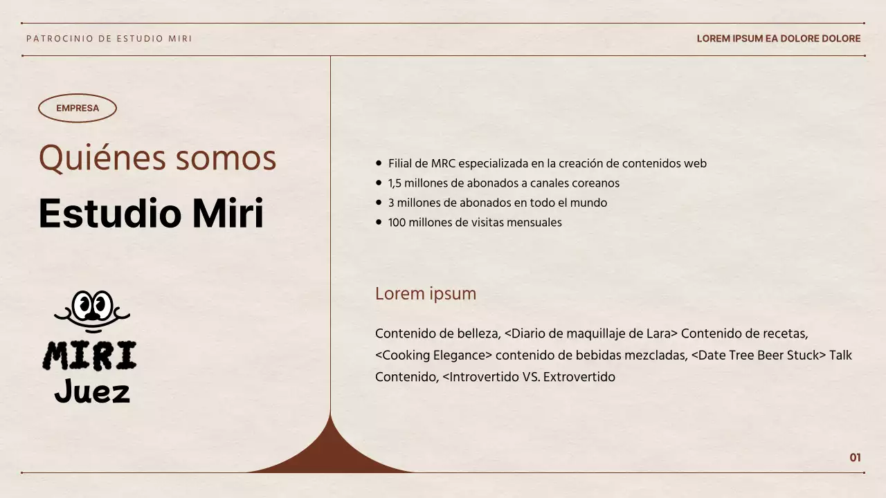 La propuesta del talento web Hyun Chan con fondo de papel y coloridas formas geométricas