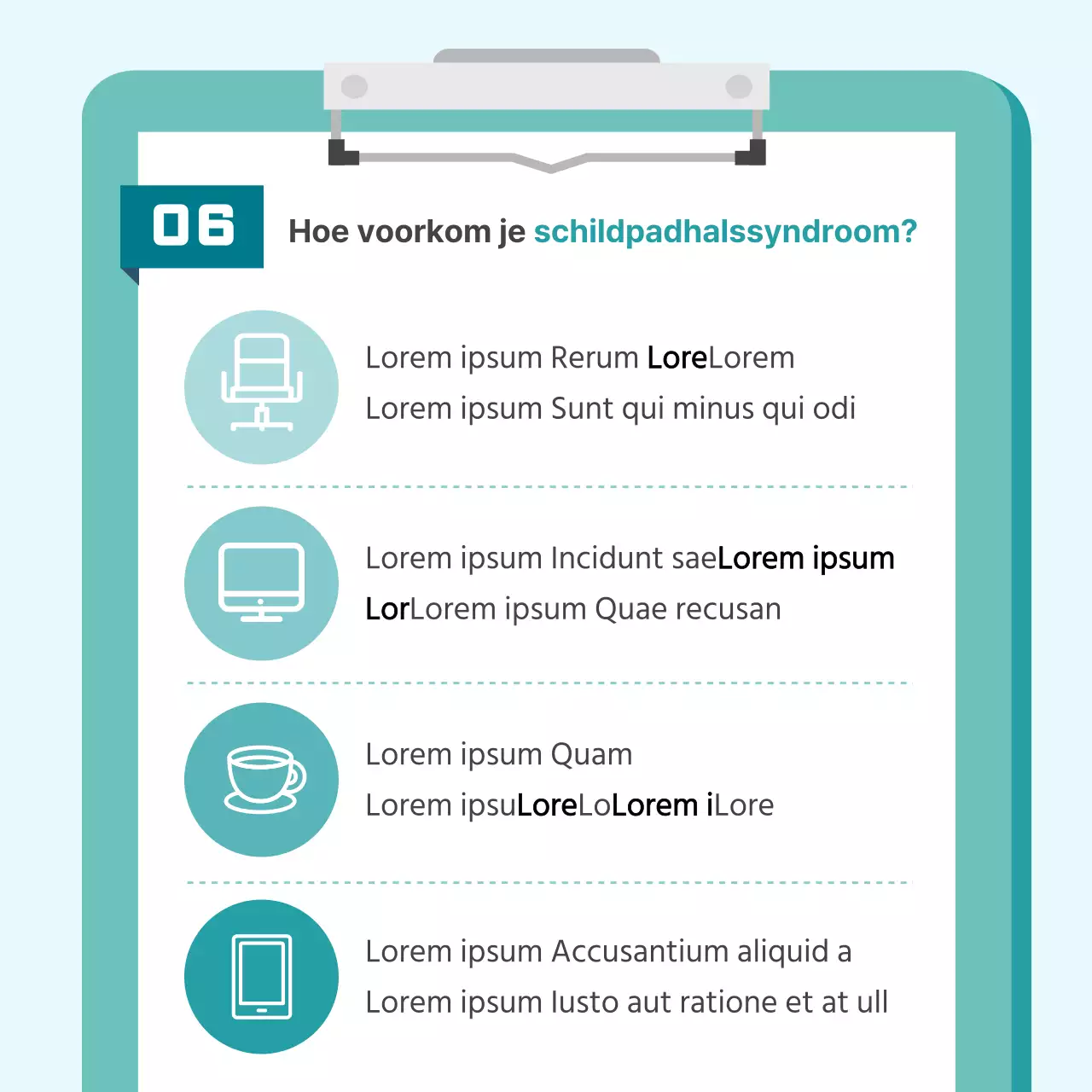 Mint eenvoudige schildpad nek syndroom ziekenhuis promotiekaartNieuws