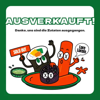 Grün Rot Nettes und sauberes illustriertes Restaurantführer-Thema mit einem niedlichen und sauberen Konzept