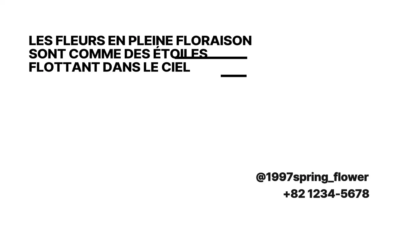 Carte de visite d'un magasin de fleurs coloré, jaune et rose