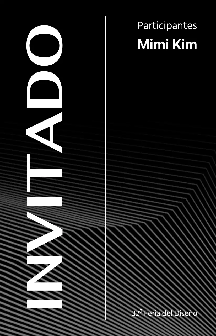 Organizadores de eventos con un diseño centrado en las líneas y las formas