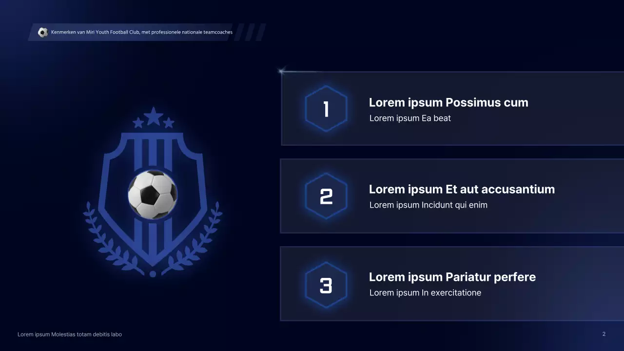 Sodomie's cyber-conceptuele naschoolse programma voetbalclub wervingsgids