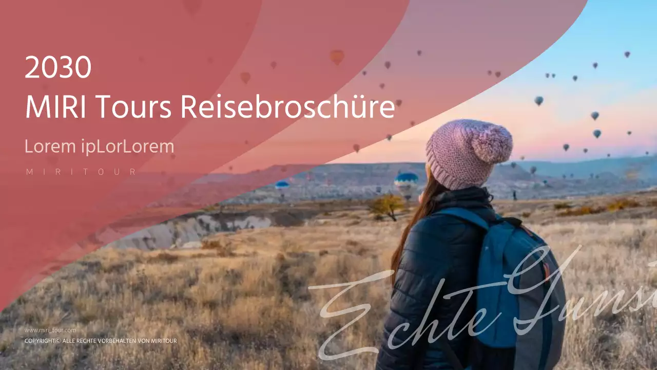 Reiseführer mit lila Themen