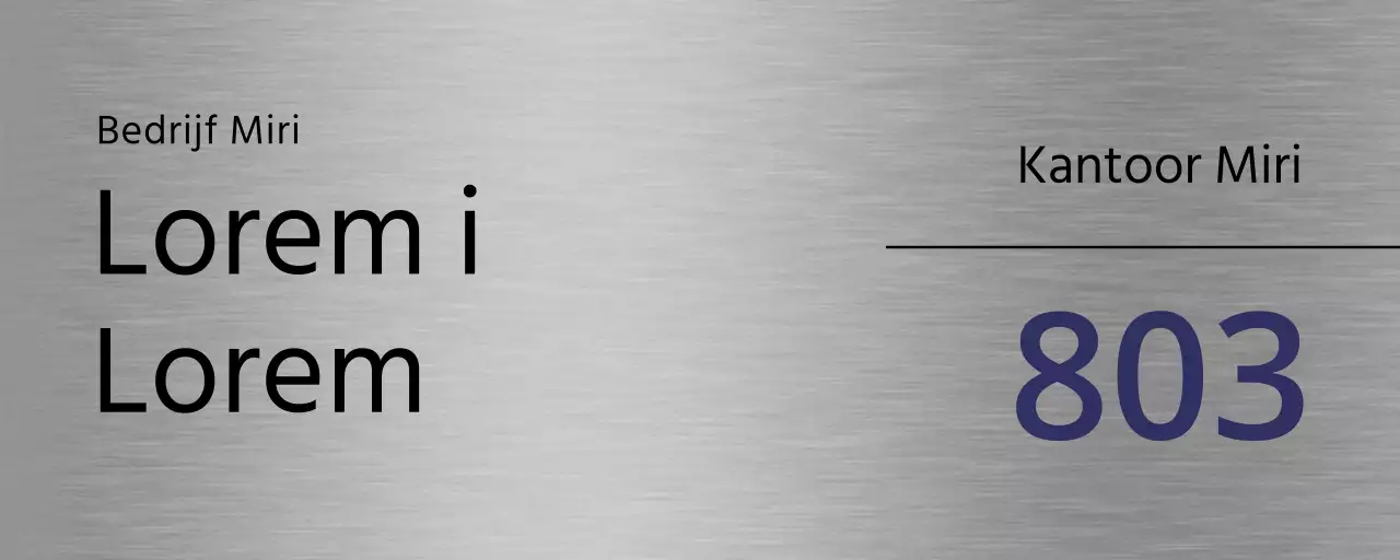 Zwarte en marineblauwe bewegwijzering met plaatsnamen en lijnen