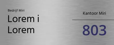 Zwarte en marineblauwe bewegwijzering met plaatsnamen en lijnen