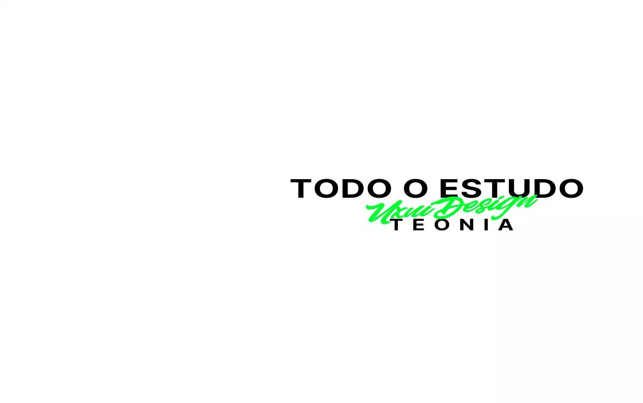 Design com um logótipo textual para um estúdio de design em verde lima fluorescente e preto