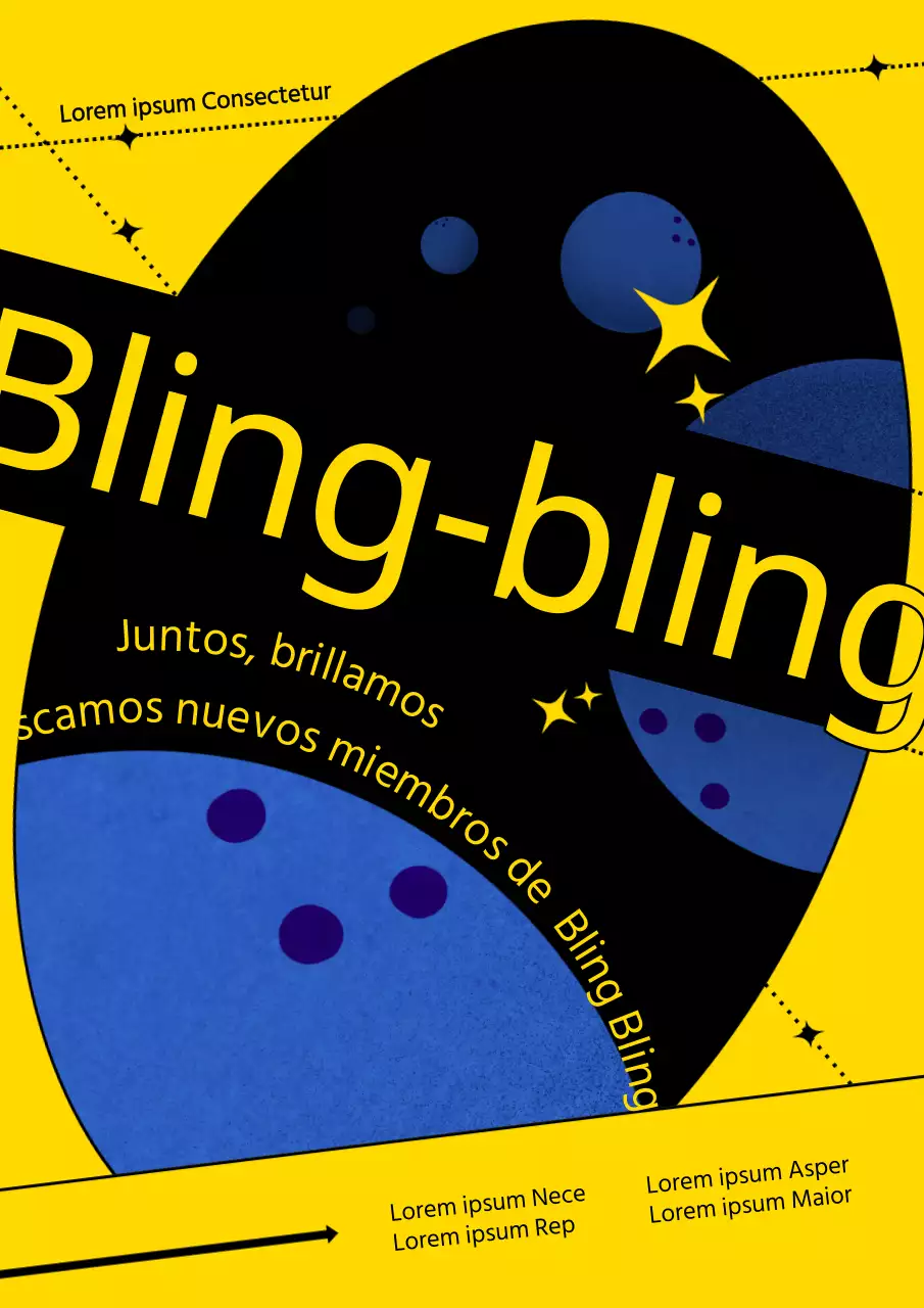 Bolos estrellados con fondo amarillo y azul