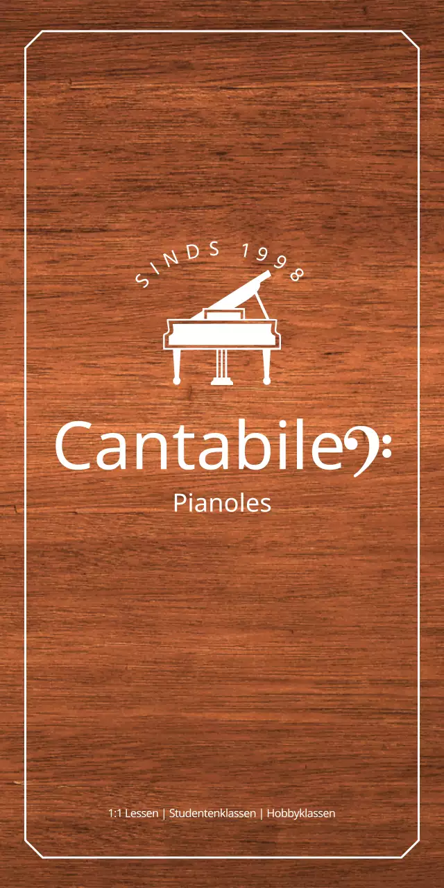 Eenvoudig piano-instrument schoolontwerp met wit pianopictogram