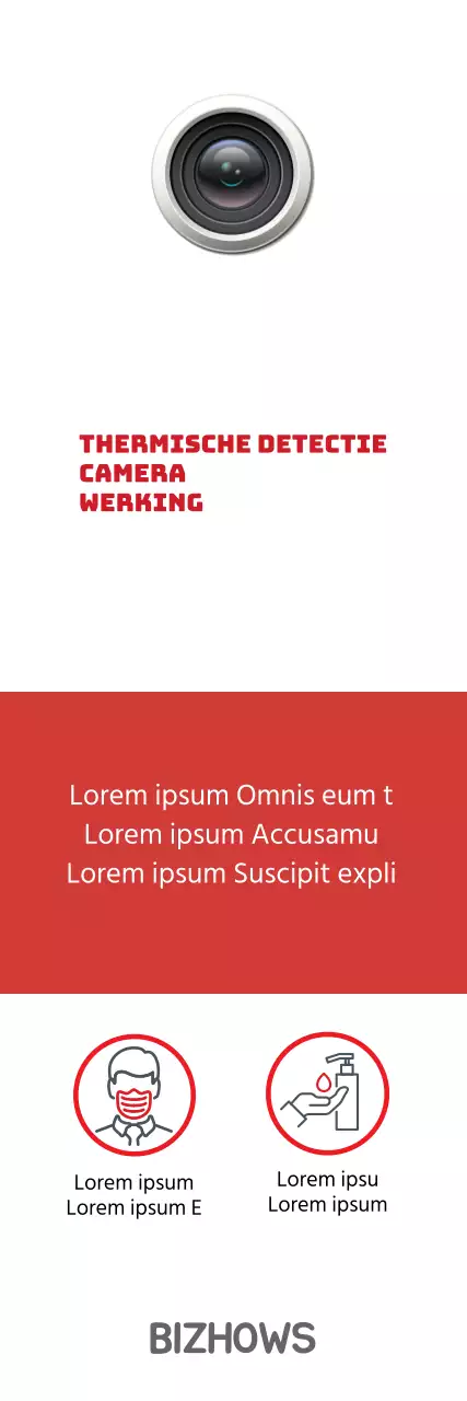 Rood Wit Eenvoudige Thermische Camera Bedieningshandleiding