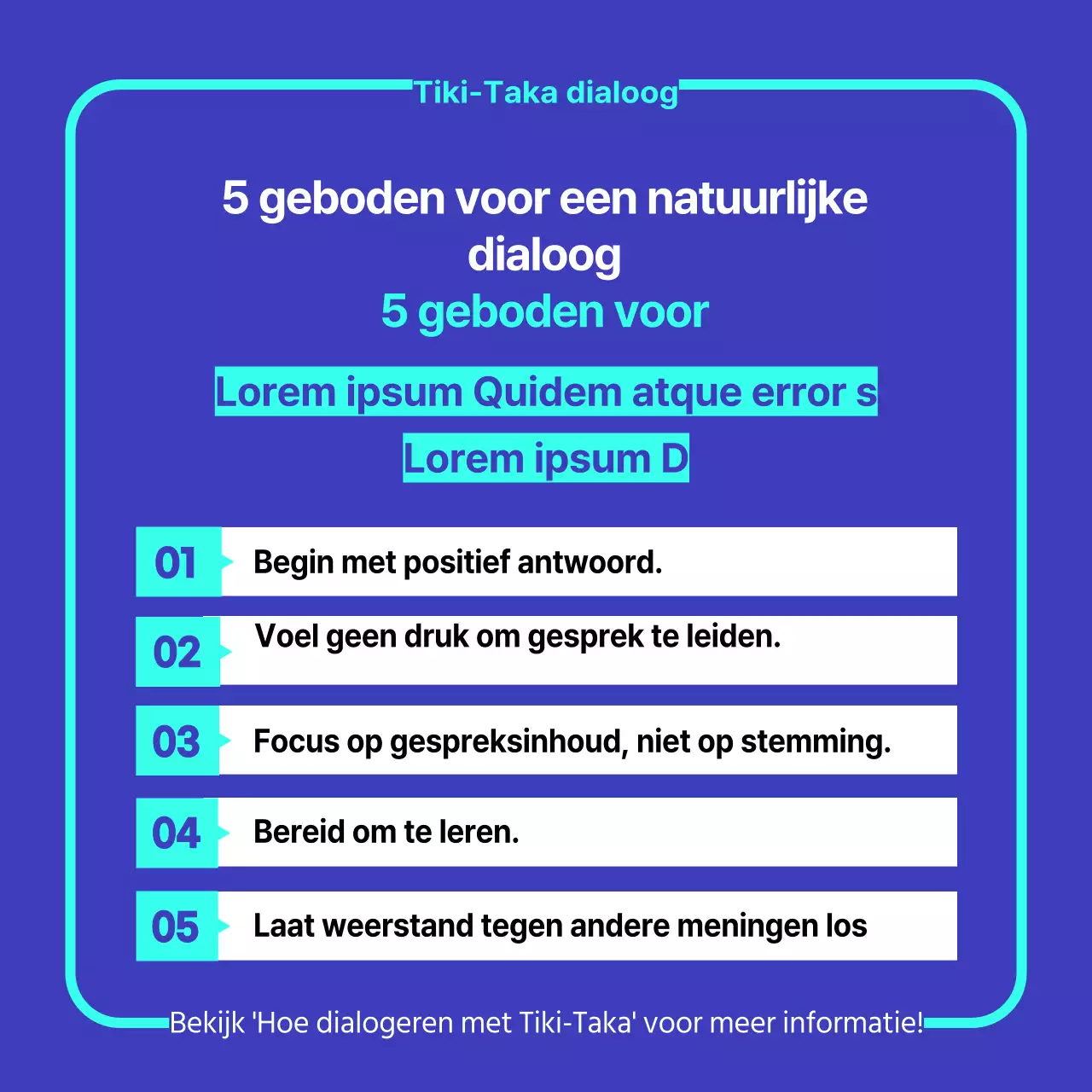 Een eenvoudig munt- en blauwboekpresentatie promoten