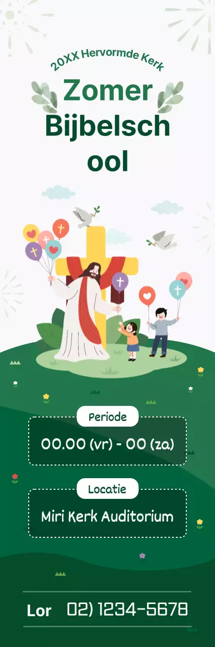 Introductie van de Groene en Schattige Kerk Zomerbijbelschool