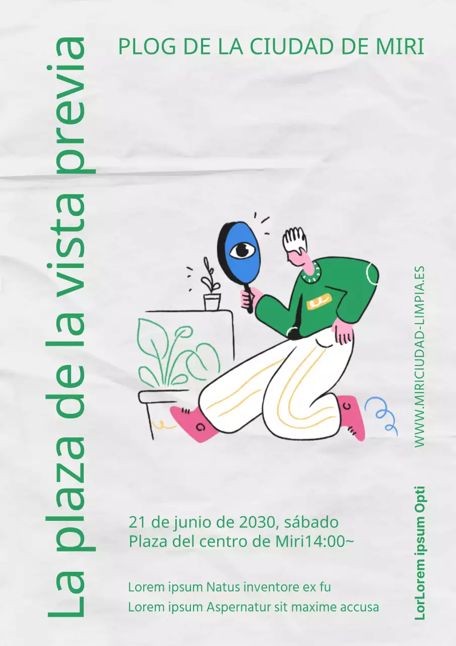 Campo de azotes verde, bonito e ilustrado