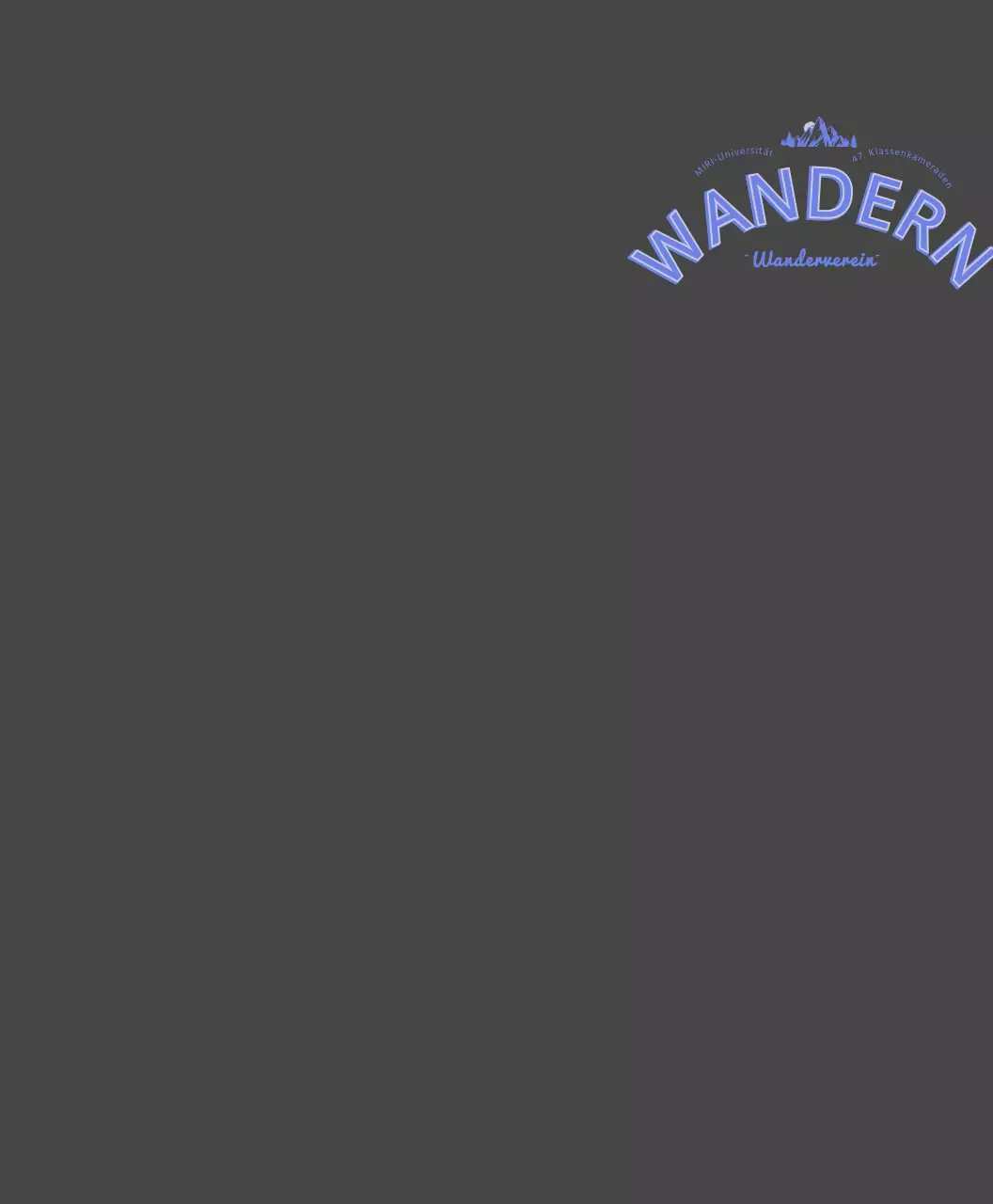 Bergsteiger-Kapuzenpulli mit Bergen als Schriftzug